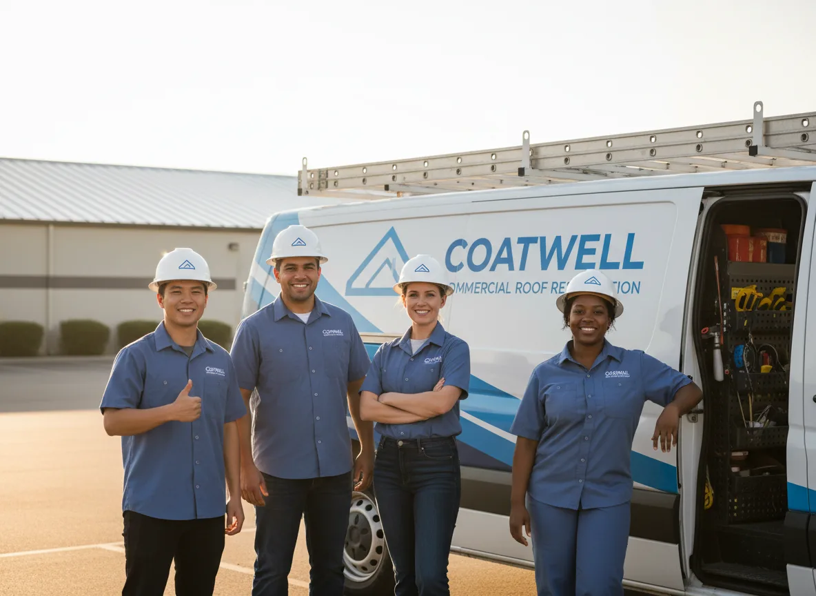 Commercial roof coating company in Kalona, IA